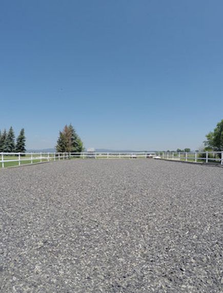 Reitplatz, Allwetterplatz